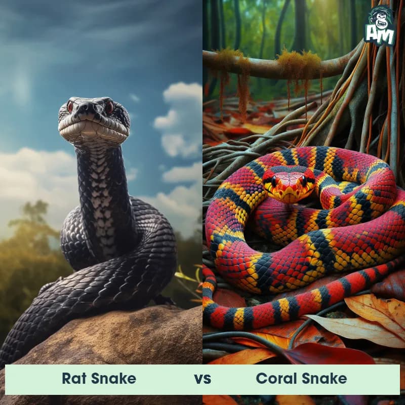 Rat Snake vs Coral Snake - Animal Matchup Rat Snake vs Coral Snake - Animal Matchup
