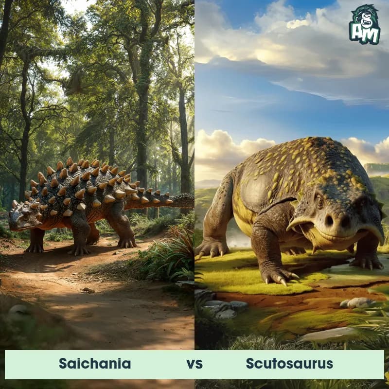 Saichania vs Scutosaurus - Animal Matchup Saichania vs Scutosaurus - Animal Matchup