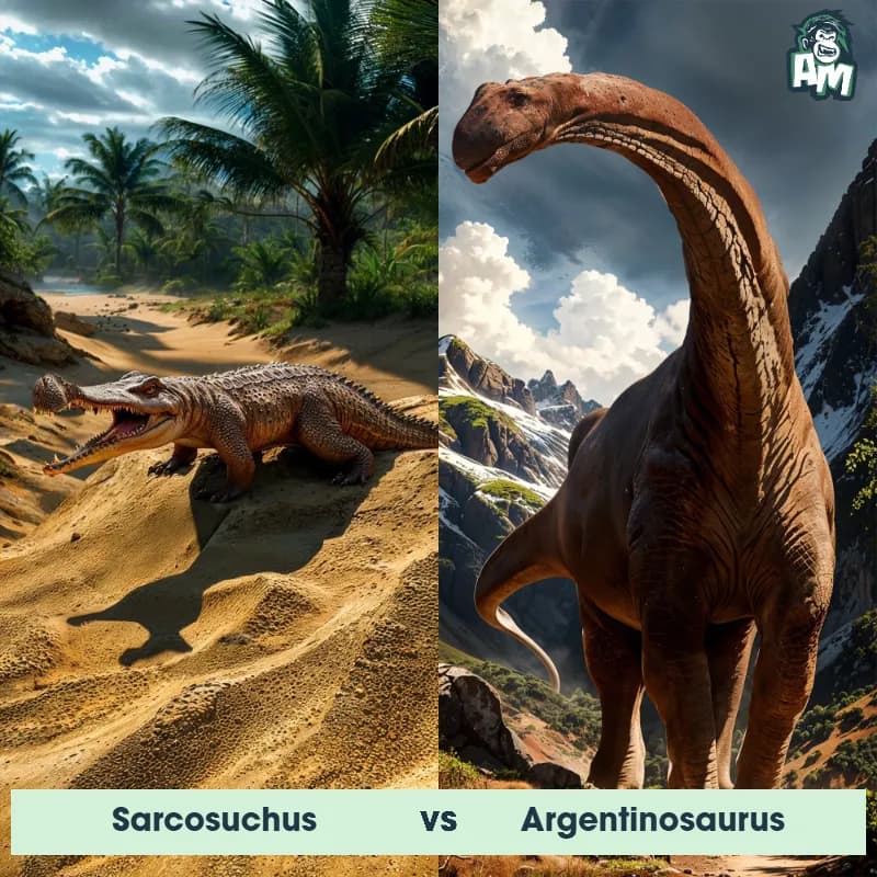 Sarcosuchus vs Argentinosaurus - Animal Matchup Sarcosuchus vs Argentinosaurus - Animal Matchup