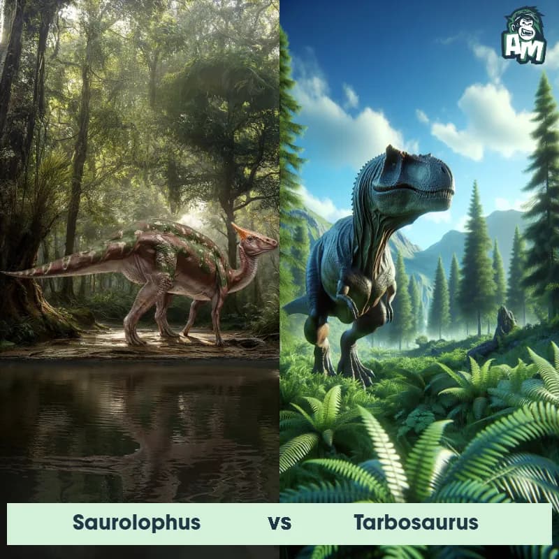 Saurolophus vs Tarbosaurus - Animal Matchup Saurolophus vs Tarbosaurus - Animal Matchup