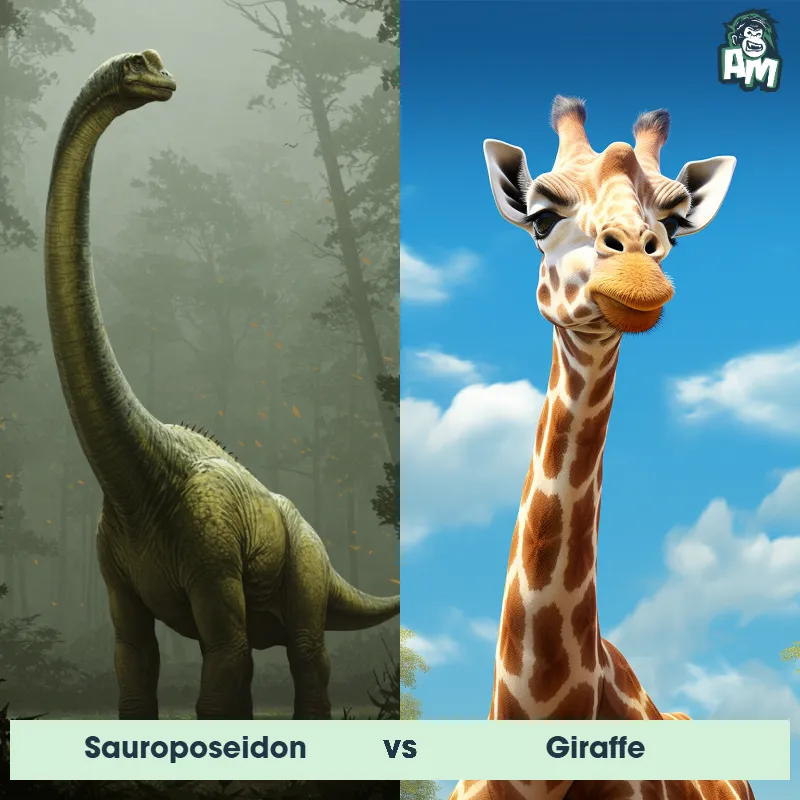 Sauroposeidon vs Giraffe - Animal Matchup Sauroposeidon vs Giraffe - Animal Matchup