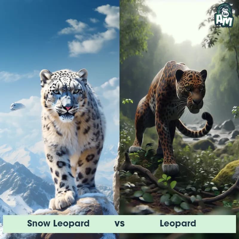 Snow Leopard vs Leopard - Animal Matchup Snow Leopard vs Leopard - Animal Matchup
