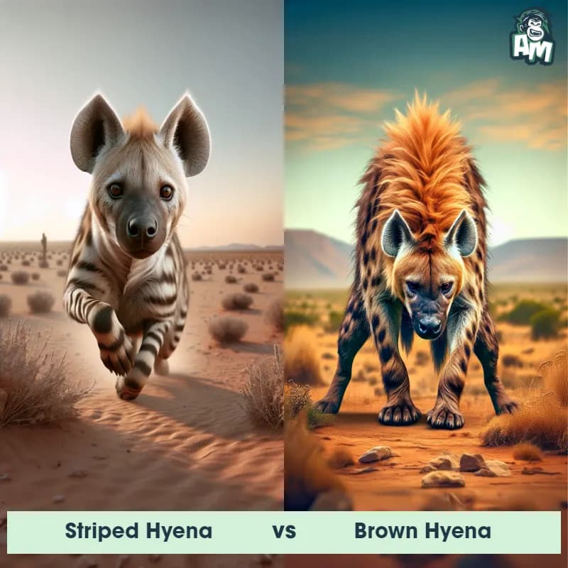 Striped Hyena vs Brown Hyena - Animal Matchup Striped Hyena vs Brown Hyena - Animal Matchup