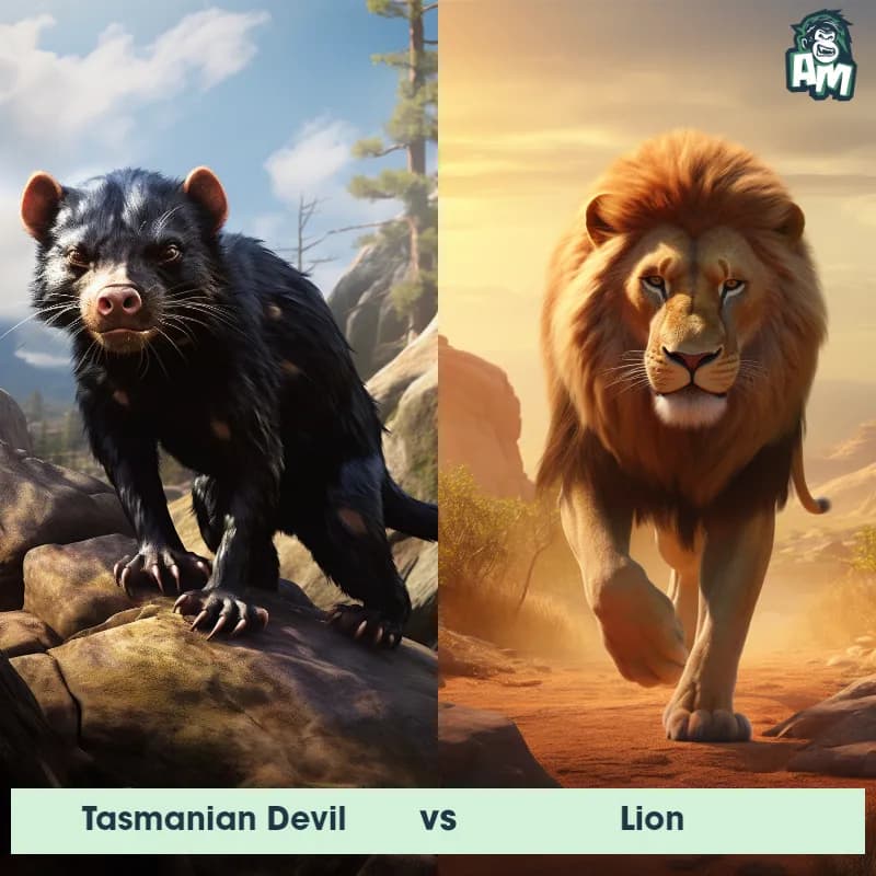 Tasmanian Devil vs Lion - Animal Matchup Tasmanian Devil vs Lion - Animal Matchup