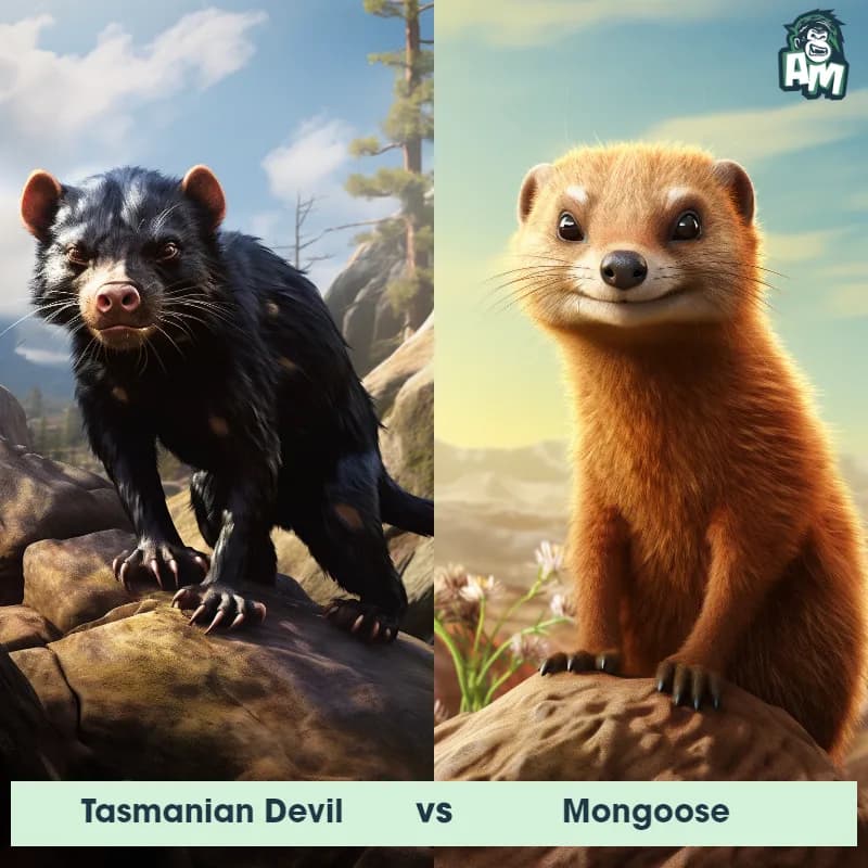 Tasmanian Devil vs Mongoose - Animal Matchup Tasmanian Devil vs Mongoose - Animal Matchup