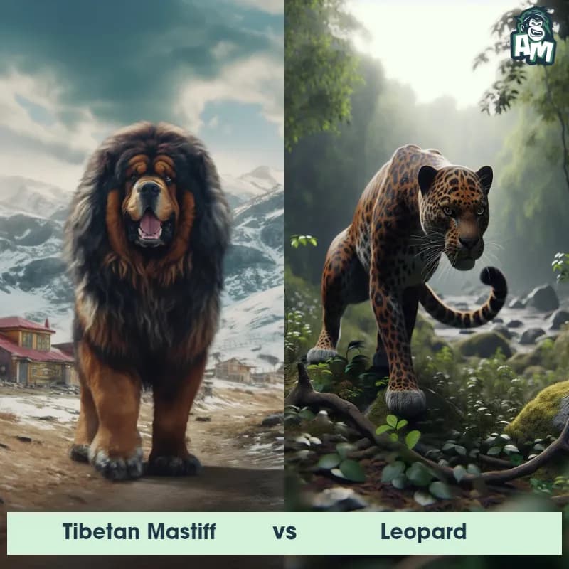 Tibetan Mastiff vs Leopard - Animal Matchup Tibetan Mastiff vs Leopard - Animal Matchup