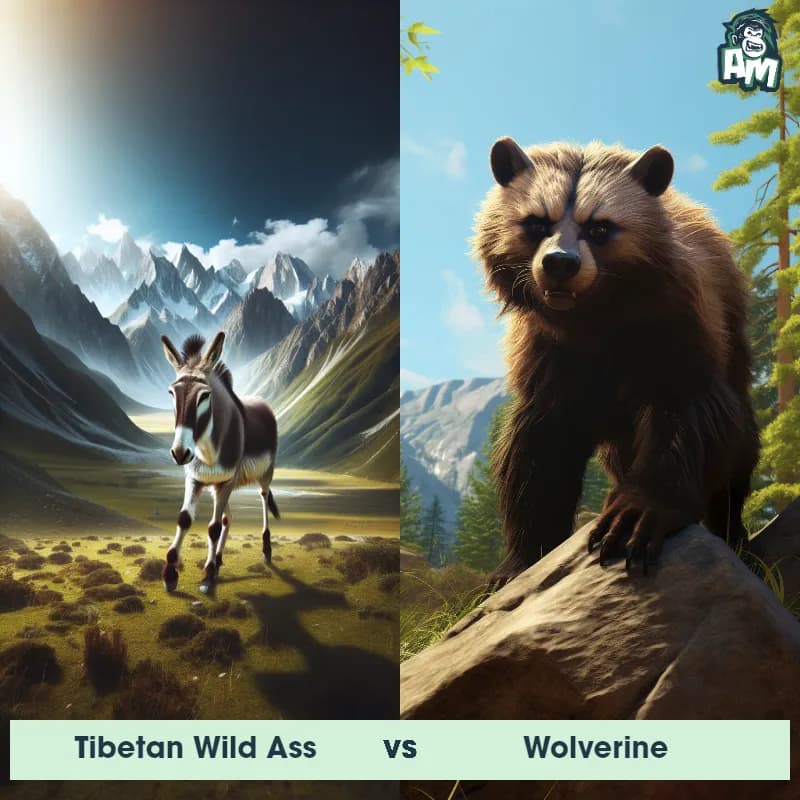 Tibetan Wild Ass vs Wolverine - Animal Matchup Tibetan Wild Ass vs Wolverine - Animal Matchup