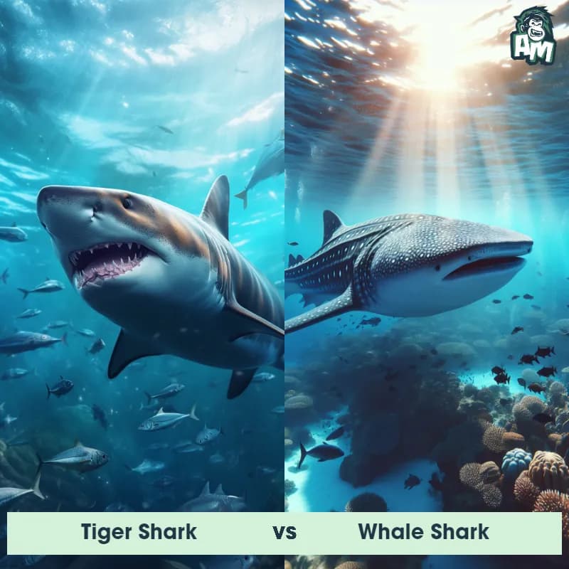 Tiger Shark vs Whale Shark - Animal Matchup Tiger Shark vs Whale Shark - Animal Matchup