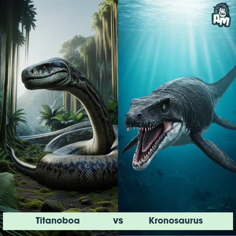 Titanoboa vs Kronosaurus - Animal Matchup Titanoboa vs Kronosaurus - Animal Matchup