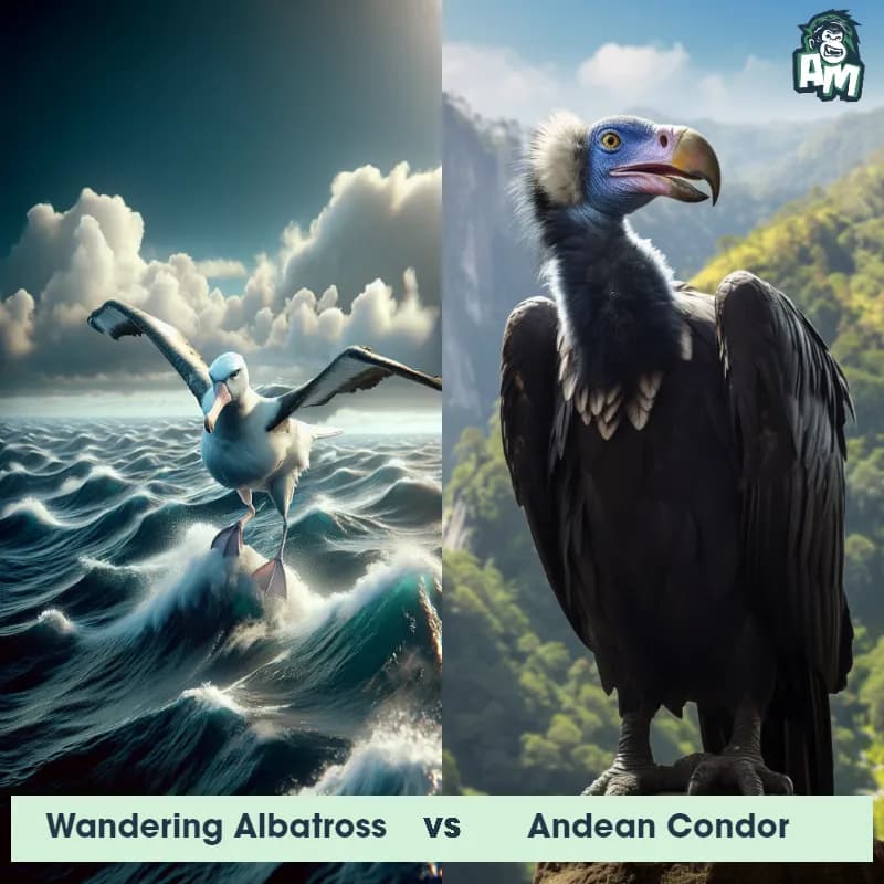Wandering Albatross vs Andean Condor - Animal Matchup Wandering Albatross vs Andean Condor - Animal Matchup