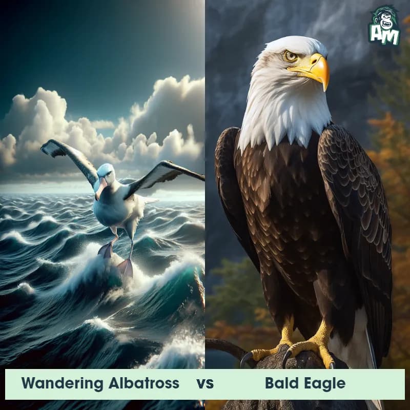 Wandering Albatross vs Bald Eagle - Animal Matchup Wandering Albatross vs Bald Eagle - Animal Matchup