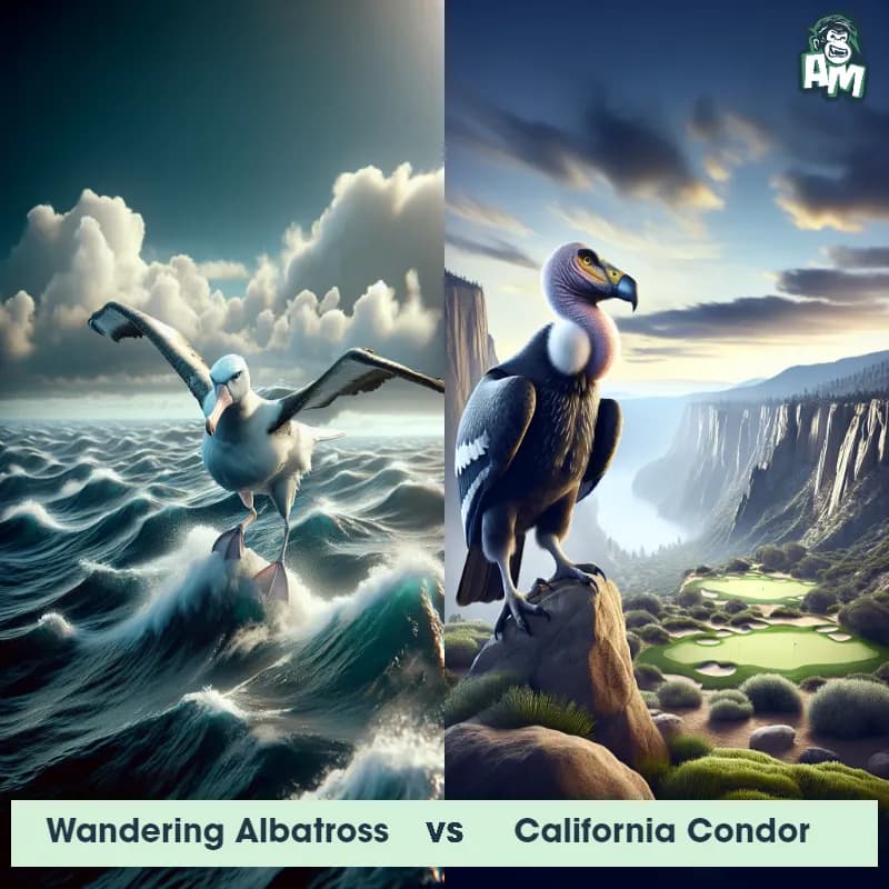 Wandering Albatross vs California Condor - Animal Matchup Wandering Albatross vs California Condor - Animal Matchup