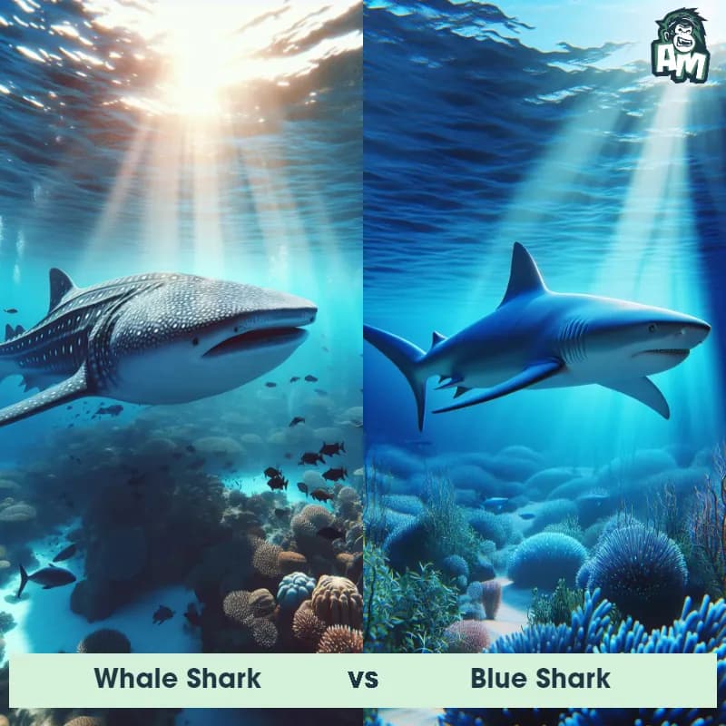 Whale Shark vs Blue Shark - Animal Matchup Whale Shark vs Blue Shark - Animal Matchup