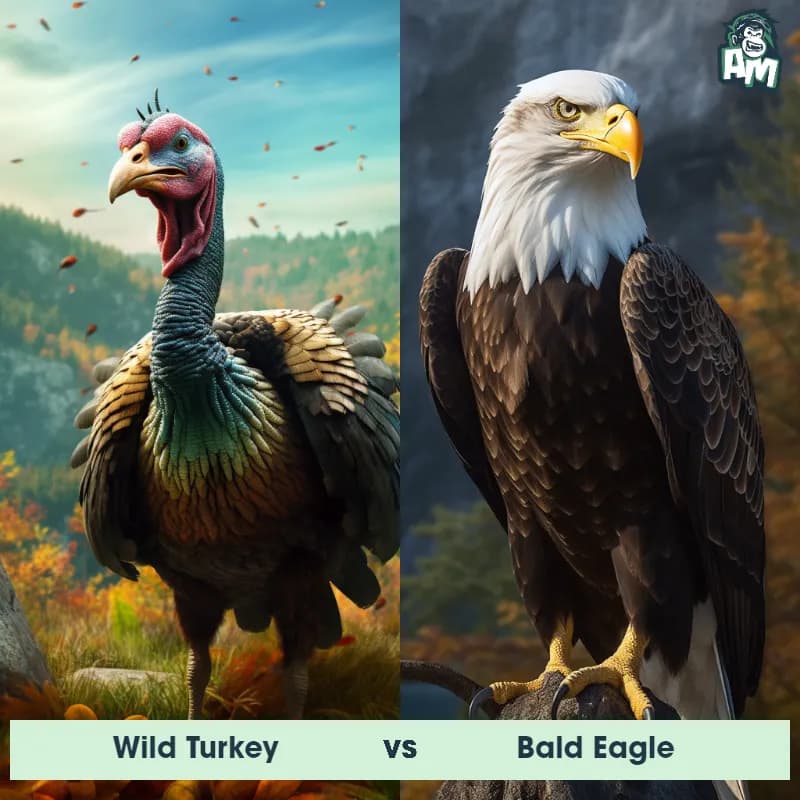 Wild Turkey vs Bald Eagle - Animal Matchup Wild Turkey vs Bald Eagle - Animal Matchup
