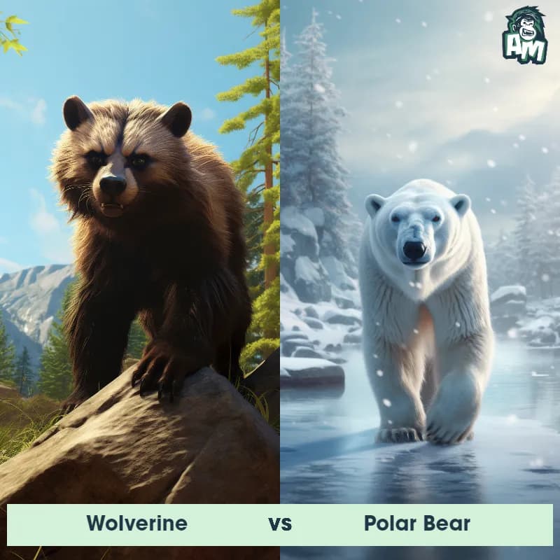 Wolverine vs Polar Bear - Animal Matchup Wolverine vs Polar Bear - Animal Matchup